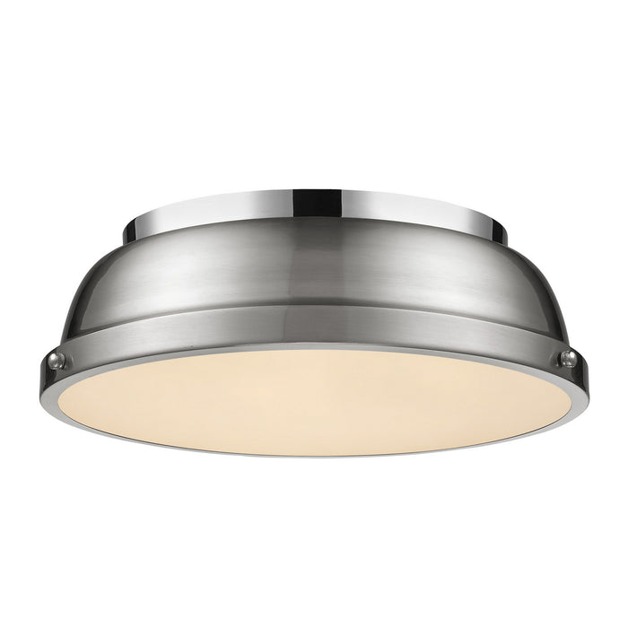 Duncan 14" Flush Mount in Chrome