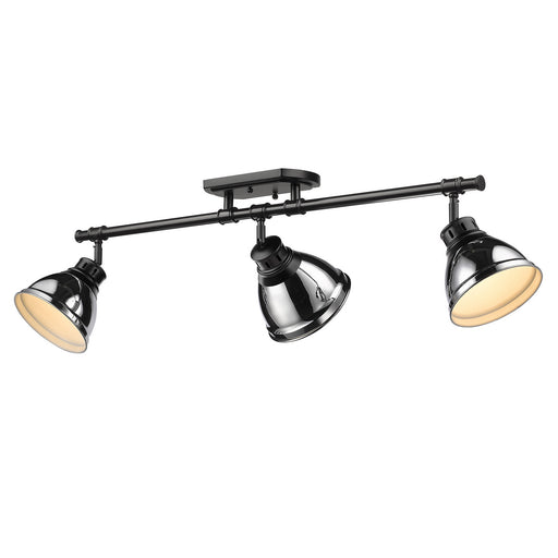 Duncan Semi-Flush - Track Light (Convertible) in Matte Black