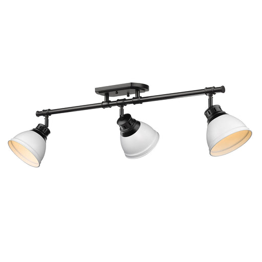 Duncan Semi-Flush - Track Light (Convertible) in Matte Black