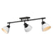 Duncan Semi-Flush - Track Light (Convertible) in Matte Black