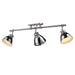 Duncan Semi-Flush - Track Light (Convertible) in Pewter