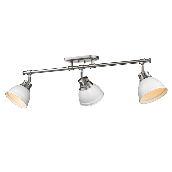 Duncan Semi-Flush - Track Light (Convertible) in Pewter