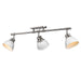 Duncan Semi-Flush - Track Light (Convertible) in Pewter