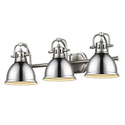 Duncan 3-Light Bath Vanity in Pewter