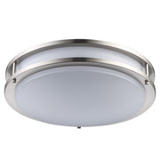 Dash 2-Light 12.75" Flush Mount in Brushed Nickel