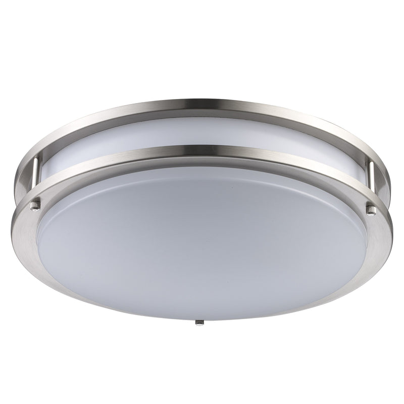 Dash 2-Light 12.75" Flush Mount in Brushed Nickel
