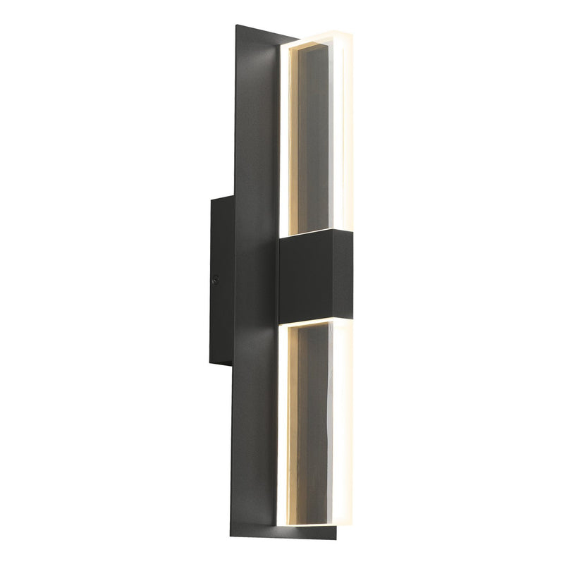 Lyft 18 Outdoor Wall Sconce in Black