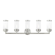 Hillcrest 5-Light Bath Vanity Light in Polished Chrome