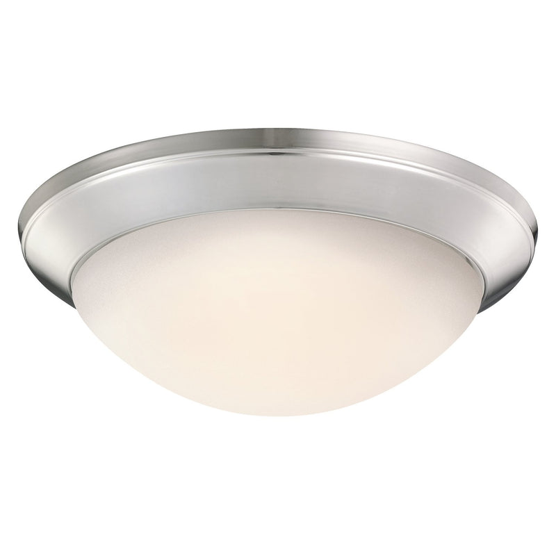 Ceiling Space 14" Flush Mount in Brushed Nickel