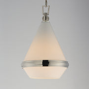 Giza 1 Light Mini Pendant in Polished Nickel