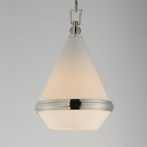 Giza 1 Light Mini Pendant in Polished Nickel