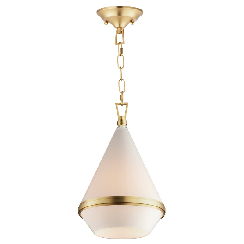 Giza 11.25" Pendant in Satin Brass