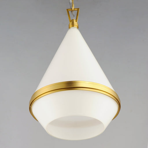 Giza 11.25" Pendant in Satin Brass