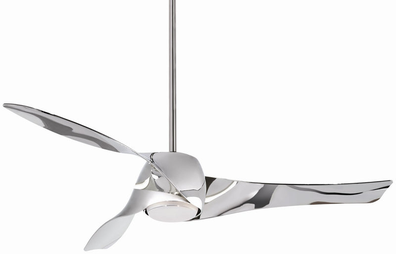 Artemis 58" LED Ceiling Fan in Liquid Nickel