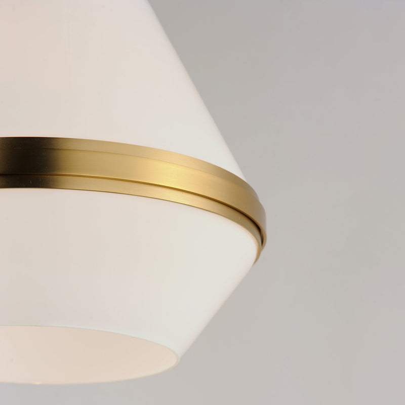 Giza 15.5" Pendant in Satin Brass