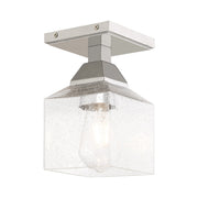 Aragon Petite Semi-Flush Mount in Polished Chrome