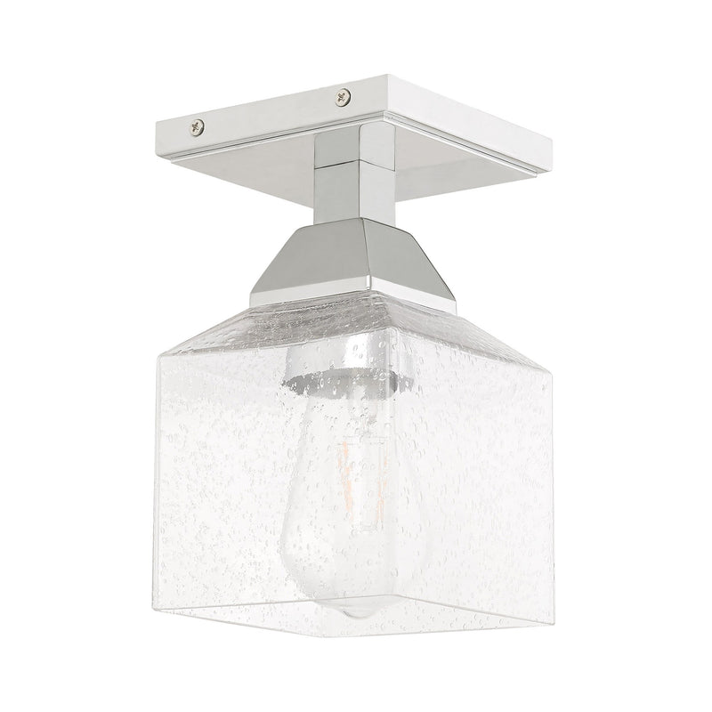 Aragon Petite Semi-Flush Mount in Polished Chrome