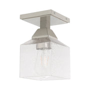 Aragon Petite Semi-Flush Mount in Brushed Nickel