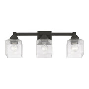 Aragon 3-Light Bath Vanity Light in Black