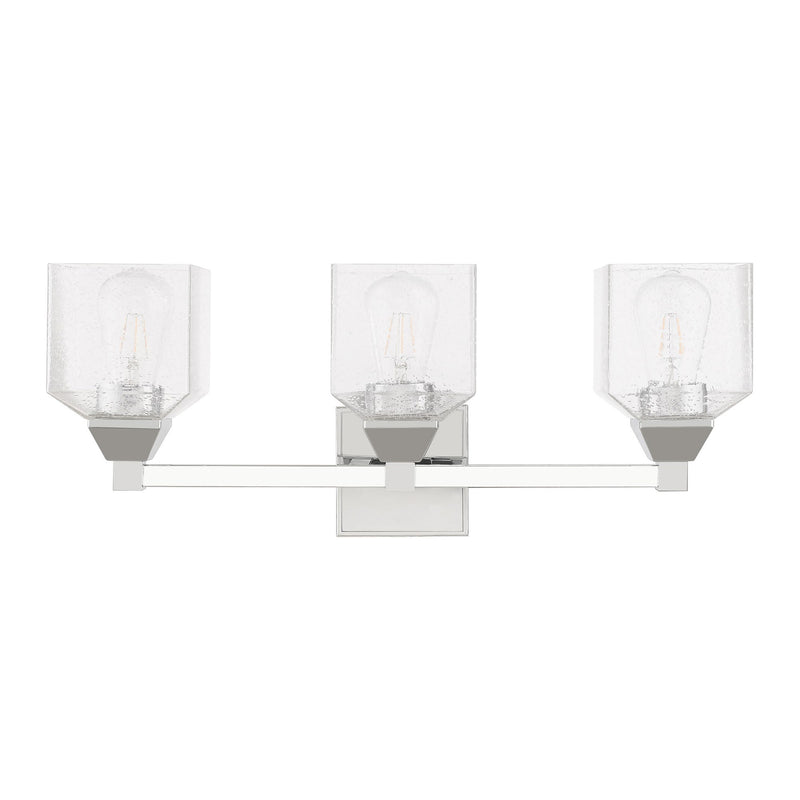 Aragon 3-Light Bath Vanity Light in Polished Chrome
