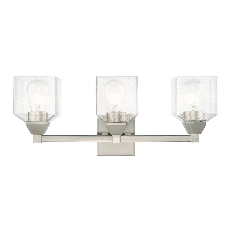 Aragon 3-Light Bath Vanity Light in Brushed Nickel