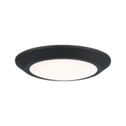 Verge 7.75" LED Flush Mount in Earth Black