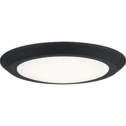 Verge 12" LED Flush Mount in Earth Black
