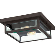 Westover 2-Light Outdoor Flush Mount in Western Bronze