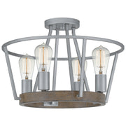 Brockton 4-Light Semi-Flush Mount - Lamps Expo