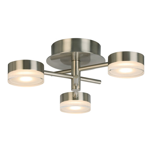 Transton LED Ceiling Mount in Brushed Nickel