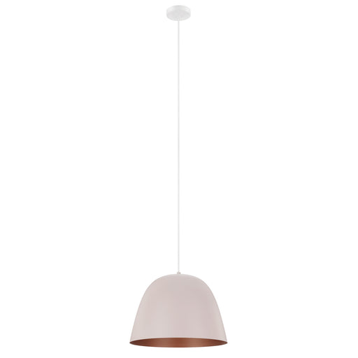 Coretto-P One Light Pendant in Apricot, Copper