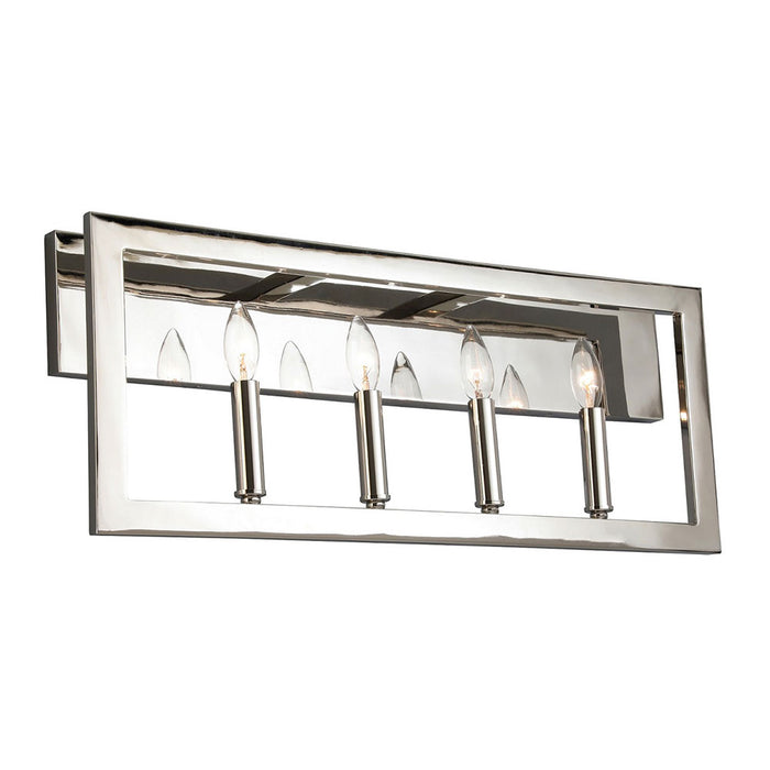 Jordan Four Light Bath Vanity in Satin Nickel