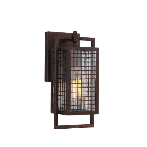 Garraux One Light Wall Sconce in Rust