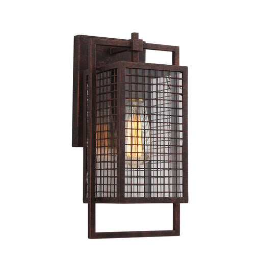 Garraux One Light Wall Sconce in Rust
