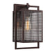 Garraux One Light Wall Sconce in Rust
