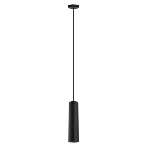 Tortoreto One Light Pendant in Matte Black