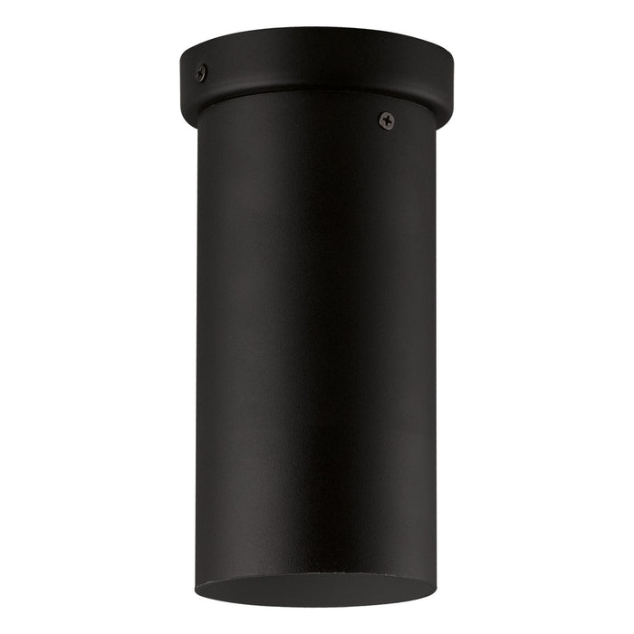 Tortoreto One Light Ceiling Mount in Matte Black
