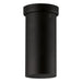 Tortoreto One Light Ceiling Mount in Matte Black