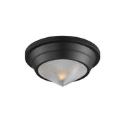 Hargreaves 1 Light Flush Mount in Black