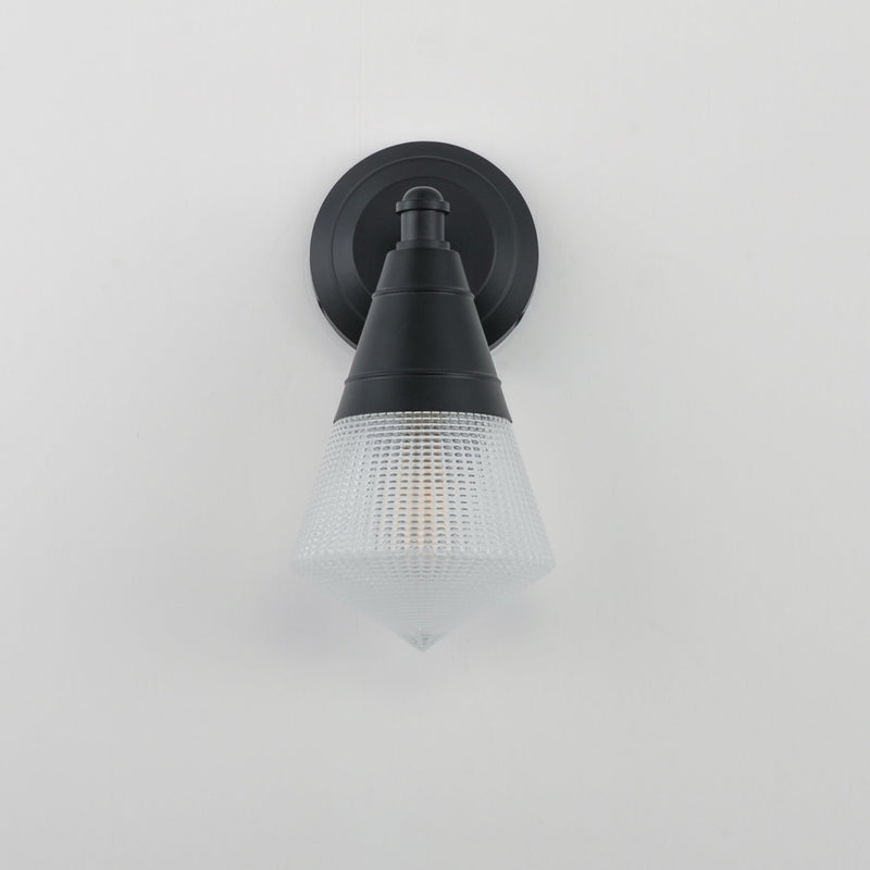 Hargreaves 1 Light Wall Sconce in Black