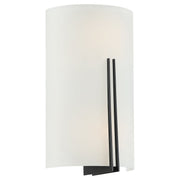 Prong 2-Light LED Wall Sconce in Matte Black