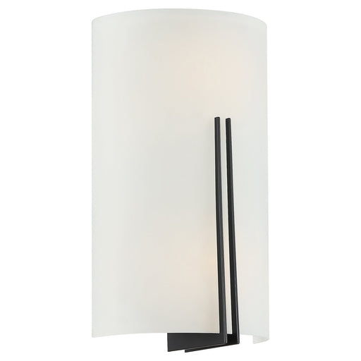 Prong 2-Light LED Wall Sconce in Matte Black