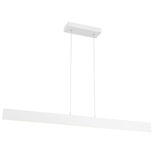 Holm LED Linear Pendant in Matte White