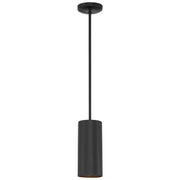 Pilson Mid-Length Pendant in Matte Black