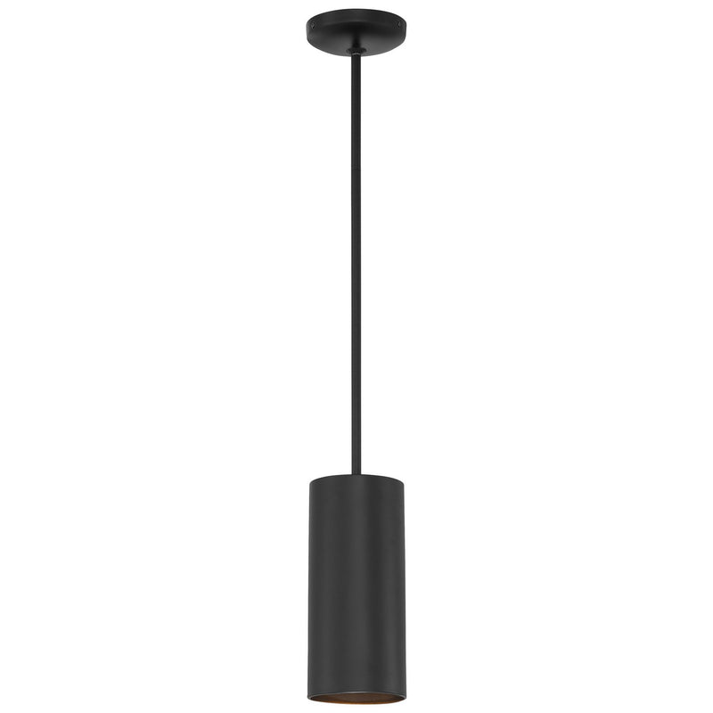 Pilson Mid-Length Pendant in Matte Black