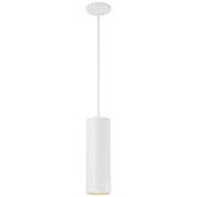 Pilson Tall Pendant in Matte White