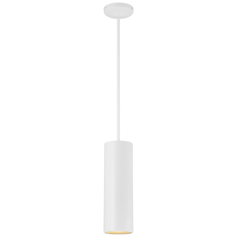 Pilson Tall Pendant in Matte White