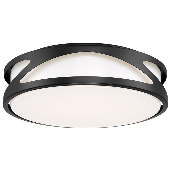 Lucia LED Flush Mount in Black