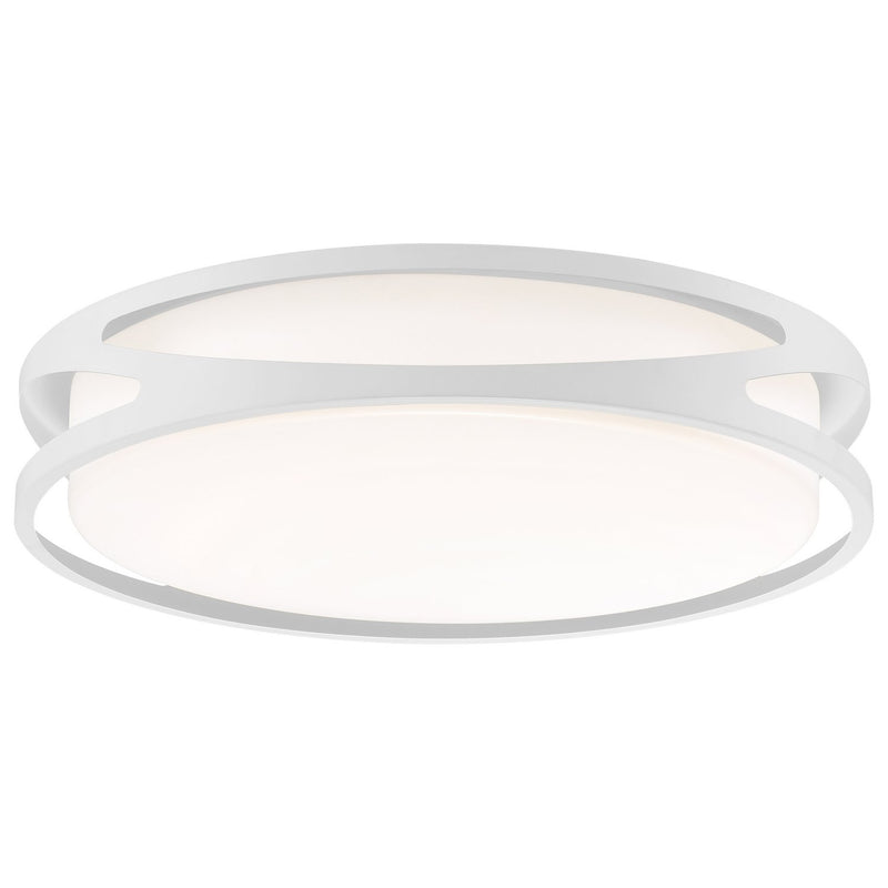 Lucia Medium LED Flush Mount in White
