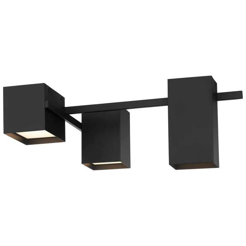 Madrid LED Flush Mount in Matte Black